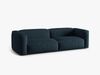 Micadoni Sofa Martina 3-Sitzer Strukturierter Stoff Jeansblau Bild 2