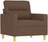 vidaXL Sofasessel Braun 60 cm Stoff 359222 Bild 2