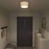 vidaXL Deckenlampe mit Strahlern Grau 30 x 30 x 13,5 cm Stoff 42001204 Bild 3