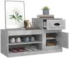 vidaXL Schuhschrank Betongrau 100x42x60 cm Holzwerkstoff 816420 Bild 5