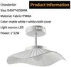 LQWELL LED Pendelleuchte Moderne Hängeleuchte Metall Kronleuchter 12W-LED Pendelleuchteenlampe, LED fest integriert, Matte White Minimalist Industrie Pendellampe Vintage Hängelampe, Wohnraumbeleuchtung, für Küche, Wohnzimmer, Schlafzimmer, Esszimmer, Café Bild 2