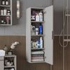 Roomart LYCIA-82 Badmöbel - nur Hochschrank - H 114 x B 32 x T 35 cm • Beige Bild 4