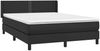 vidaXL Boxspringbett mit Matratze Schwarz 140x190 cm Kunstleder 3130715 Bild 3
