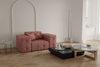 Sofaset Designersofa CHANTAL 3-2-1 in Stoff Opera Velvet Koralle Bild 4