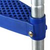 Monzana Trampolinleiter 90cm -2 Kunststoffstufen UV-beständig flexibel montierbar Sicherheitsleiter Einstiegsleiter Bild 3