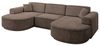ALTDECOR Wohnlandschaft MARI-U1, Sofa Praktische Bequeme Funktionsecke Couch U-Form Eckcouch, Corner Sofa U-Form Vielseitige Sofa Wohnlandschaft Wohnzimmer Bild 4