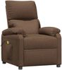 vidaXL Massagesessel Braun Stoff 348471 Bild 3