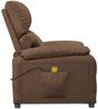 vidaXL Massagesessel Braun Stoff 348471 Bild 5