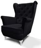 Beautysofa Ohrensessel Ohrensessel Sessel FALCO Chesterfield Wohnzimmersessel Fernsehsessel Bild 4