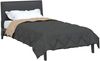 vidaXL Ganzjahresbettdecke Anthrazit und Taupe 155 x 220 cm Mikrofaser 42025543 Bild 3