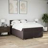 vidaXL Boxspringbett mit Matratze Dunkelbraun 140x190 cm Stoff 3288179 Bild 4