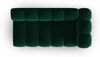 Micadoni Modulares Sofa Lupine 3-Sitzer Rechts Samtstoff Salvador Flaschengrün Bild 4