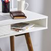 GarveeMore Doppelschreibtisch Bürotisch, Computer Schreibtisch mit Schublade Bild 4