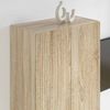 vidaXL TV-Wandschrank Sonoma-Eiche 59,5 x 31 x 100 cm Holzwerkstoff 892371 Bild 4