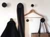 Libaro Garderobenhaken HIGGINS Kleiderhaken rund 6 Stück, 3 kleine + 3 große Haken marmoriert, Wandhaken Garderobe Wand Flur Badezimmer, Set mit Schrauben und Dübeln Bild 5
