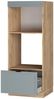 Mikrowellenschrank Fame-Line Hellblau-grau 60 cm offen Vicco Bild 4