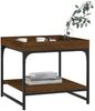 vidaXL Couchtisch Braun Eichen-Optik 49,5x49,5x45 cm Holzwerkstoff 832812 Bild 3