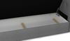 Boxspringbett GALA 180x200 cm Schwarz inkl. Bettkasten Bild 3