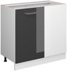 Küchenfront R-Line Anthrazit Hochglanz 39.6 x 71.3 cm Möbelfront für den Eckunterschrank Vicco Bild 5
