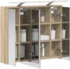 vidaXL Badezimmerspiegelschrank Sonoma-Eiche 73,5 x 16 x 62,5 cm 889177 Bild 3
