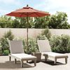 Sonnenschirm, Terrassenschirm mit Holzmast Terrakotta 196x231 cm Bild 2