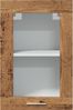 vidaXL Hängeschrank Lyon Glas Altholz-Optik 40x31x60 cm Holzwerkstoff 856098 Bild 4