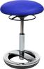 Hocker m.Standfußring Polster blau Sitz-H. 440-570mm TOPSTAR "" Bild 4
