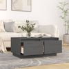vidaXL Couchtisch Grau 80x50x35 cm Massivholz Kiefer 814441 Bild 3