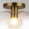 Elstead Lighting Sylvia Deckenleuchte 1-flammig Gebürstetes Gold Bild 3