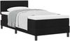 vidaXL Boxspringbett mit Kissen mit Kopfteil Schwarz 80 x 200 cm Stoff 3338645 Bild 2