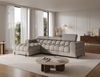 MOEBLO Ecksofa Neviro, Robuste Verarbeitung, verstellbare Kopfstützen und integrierter Bettkasten für maximalen Komfort und Funktionalität, Eckcouch Wohnlandschaft Sofa mit Ottomane Eckgarnitur Polsterecke, (BxHxT):285x72-93x181 cm Bild 3