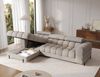 MOEBLO Ecksofa Neviro, Robuste Verarbeitung, verstellbare Kopfstützen und integrierter Bettkasten für maximalen Komfort und Funktionalität, Eckcouch Wohnlandschaft Sofa mit Ottomane Eckgarnitur Polsterecke, (BxHxT):285x72-93x181 cm Bild 4