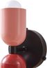 Wandleuchte Trorlos Metall 22x12x12 cm Rosa/Rot [lux. pro] Bild 5