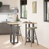 vidaXL Bartischbeine T-Form 2 Stk. Anthrazit 60x35x(100-101) cm Stahl 4013094 Bild 2