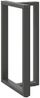 vidaXL Bartischbeine T-Form 2 Stk. Anthrazit 60x35x(100-101) cm Stahl 4013094 Bild 4