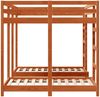 vidaXL Dreifach Etagenbettrahmen Wachsbraun 140 x 200 cm 3414566 Bild 4