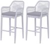 MCW Barhocker MCW-P91 (2 St), Stabiles Stahl-Gestell, Hohe Stoffqualität 180 g/m² Bild 2