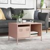 vidaXL Couchtisch Rosa 68,5x50x43,5 cm Kaltgewalzter Stahl 851281 Bild 3