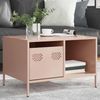 vidaXL Couchtisch Rosa 68,5x50x43,5 cm Kaltgewalzter Stahl 851281 Bild 4