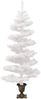 vidaXL Spiral-Weihnachtsbaum mit Beleuchtung und Topf Weiß 120 cm 344652 Bild 4