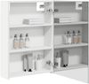 vidaXL Badezimmerspiegelschrank Weiß 50 x 14,5 x 70 cm Holzwerkstoff 889039 Bild 3