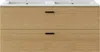 Vente-unique - SARONE Waschbeckenmöbel Holz, Platte Beige - B 46 cm x H 55 cm x L 120 cm Bild 2