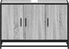 vidaXL Waschbeckenunterschrank Grau Sonoma 90x33x60 cm Holzwerkstoff 849272 Bild 5