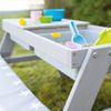 roba Kindersitzgarnitur 'Outdoor+' - inkl. Spielwannen & Sitzkissen - wetterfestes Massivholz - Grau Bild 4