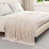 vidaXL Überwurfdecke Beige 200 x 150 cm Fleece 42016822 Bild 3