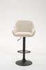 Barhocker Braga Kunstleder, Creme Bild 4