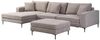 HOME DELUXE Sofa BELLANO L - 340 x 188 cm Links Cord Beige Bild 2