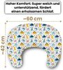 Amilian Stillkissen Lagerungskissen - Seitenschläferkissen - Stillkissen klein, Schwangerschaftskissen zum Schlafen, pregnancy pillow mit Füllung (60x42 cm), für Mütter und Babys Bild 3