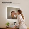 EMKE LED Badspiegel mit Beleuchtung Kaltweiß/Warmweiß Beschlagfrei 60x45cm Knopfschalter Wandspiegel Bild 4