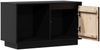 vidaXL TV-Schrank Schwarz 74x35x44 cm Massivholz Kiefer 814338 Bild 5